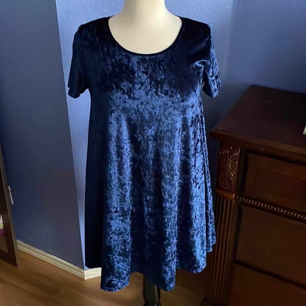 Rolla Coster Velour Babydoll Dress